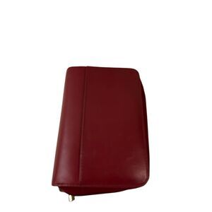 Day planner organizer‎ journal book 8"x6"Red zipper